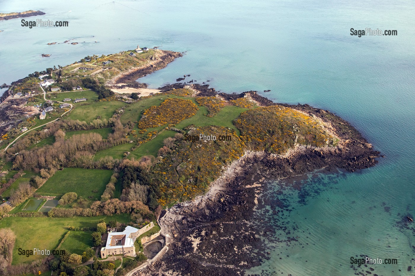 LES ILES ANGLO-NORMANDES DE CHAUSEY, GRANVILLE (50), FRANCE 