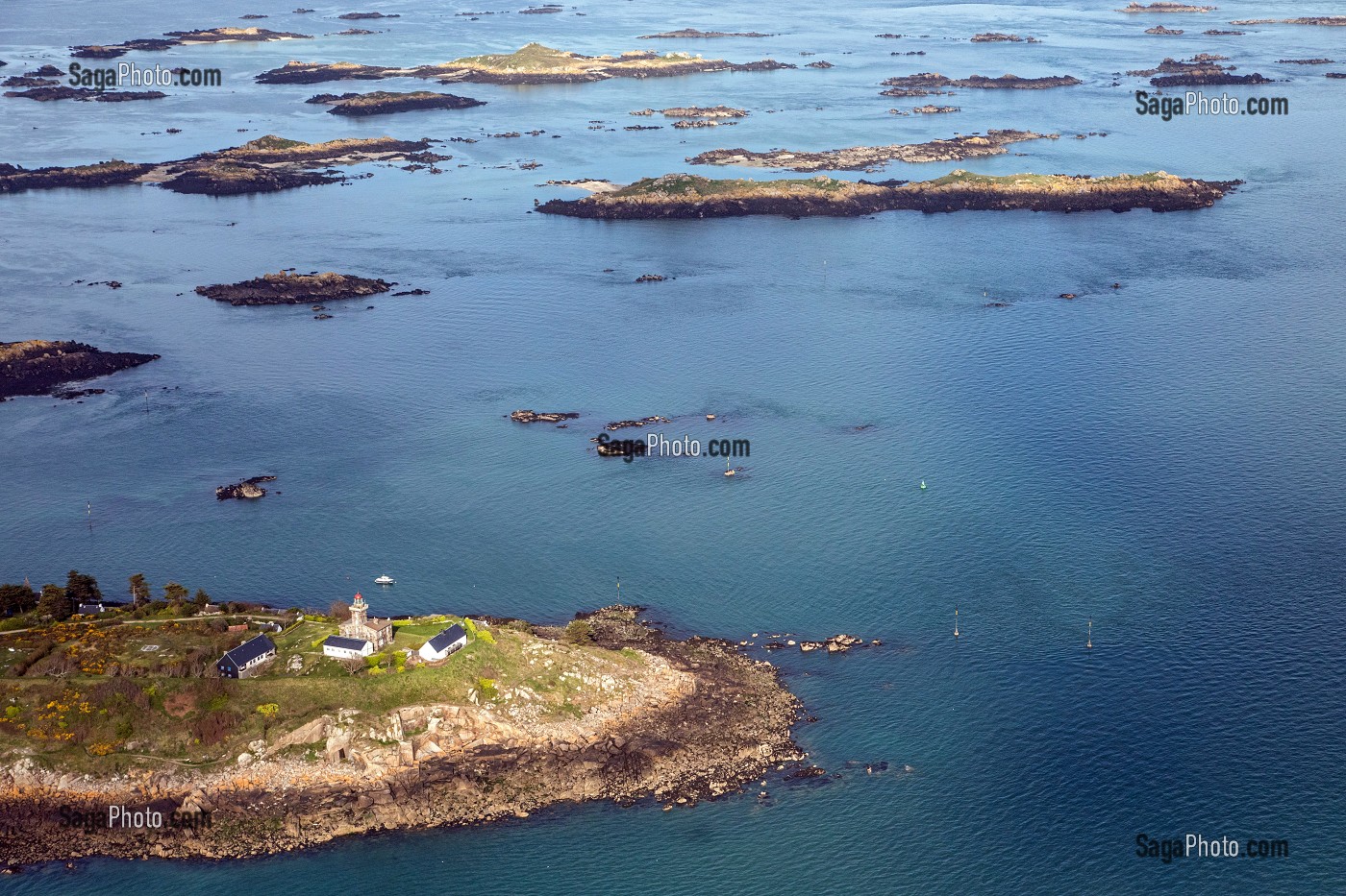 LES ILES ANGLO-NORMANDES DE CHAUSEY, GRANVILLE (50), FRANCE 