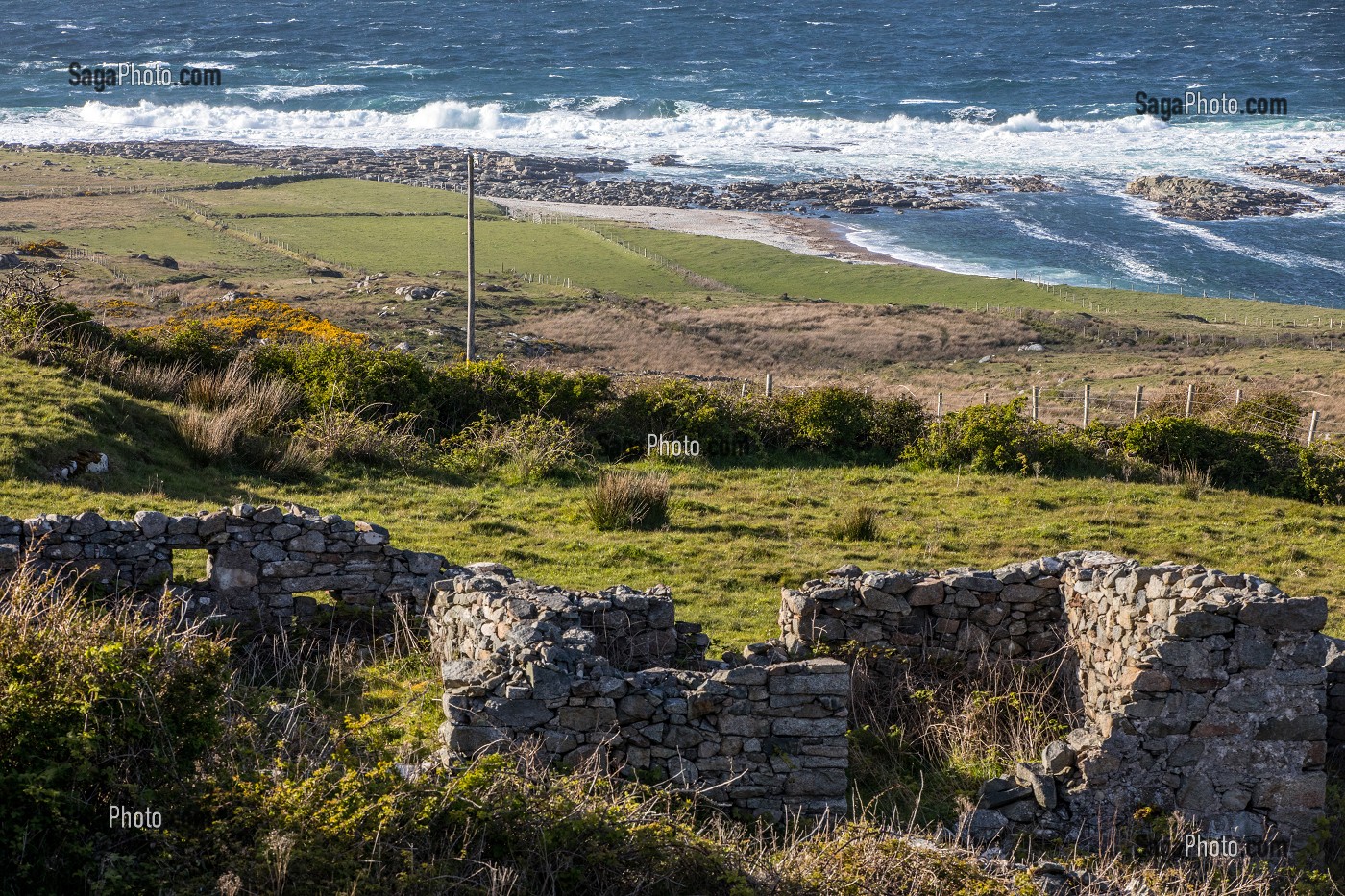 PENINSULE DE FANAD, SHANNAG, COMTE DE DONEGAL, IRLANDE 