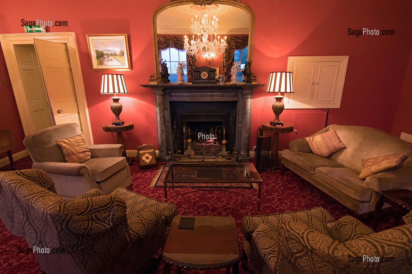 HOTEL RESTAURANT DE CASTLE GROVE COUNTRY HOUSE, COMTE DE DONEGAL, IRLANDE 