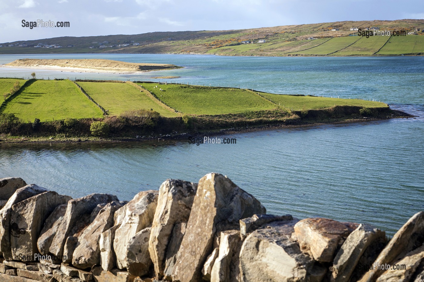 BAIE DE BALLYNESS, ROUTE DE MAGHERA, ARDARA, COMTE DE DONEGAL, IRLANDE 