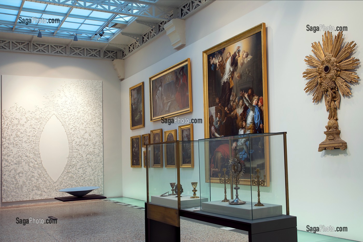VUE D’ENSEMBLE, DERNIERE GALERIE, MUSEE DU HIERON, PARAY-LE-MONIAL (71), FRANCE 