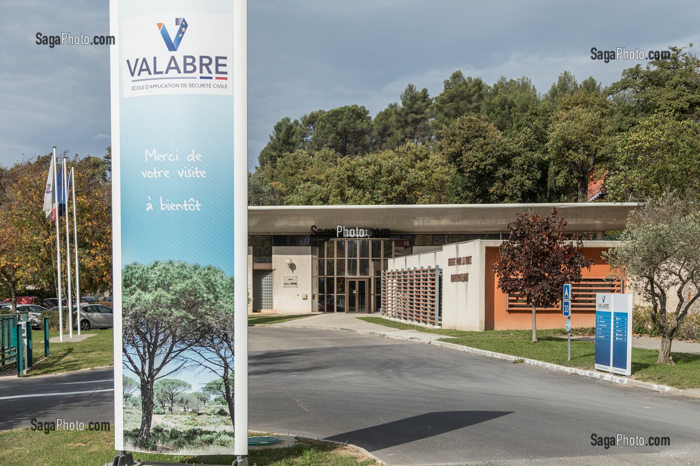 ECOLE D'APPLICATION DE SECURITE CIVILE DE VALABRE, GARDANNE (13), FRANCE 