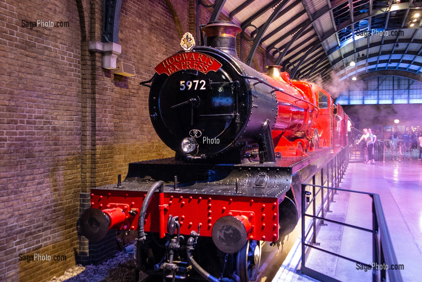 TRAIN EXPRESS DE POUDLARD, STUDIO TOUR LONDON, THE MAKING OF HARRY POTTER, WARNER BROS, LEAVESDEN, ROYAUME UNI 