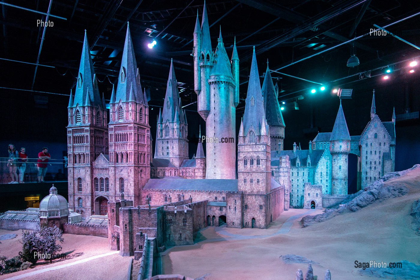 MAQUETTE DE POUDLARD, STUDIO TOUR LONDON, THE MAKING OF HARRY POTTER, WARNER BROS, LEAVESDEN, ROYAUME UNI 