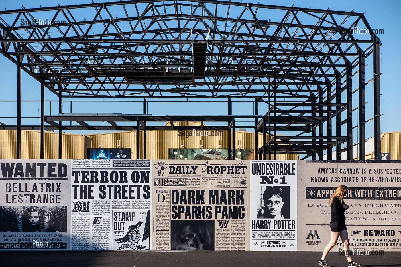 AFFICHES EXPOSITION, STUDIO TOUR LONDON, THE MAKING OF HARRY POTTER, WARNER BROS, LEAVESDEN, ROYAUME UNI 