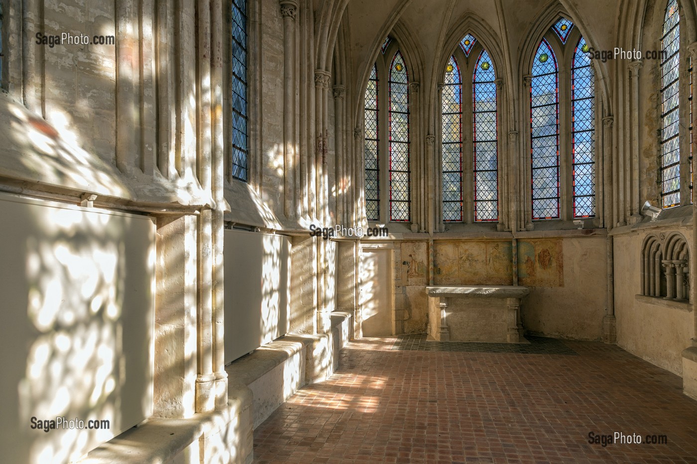 ABBAYE SAINT-VIGOR DU XI EME SIECLE DE CERISY-LA-FORET (50), FRANCE 