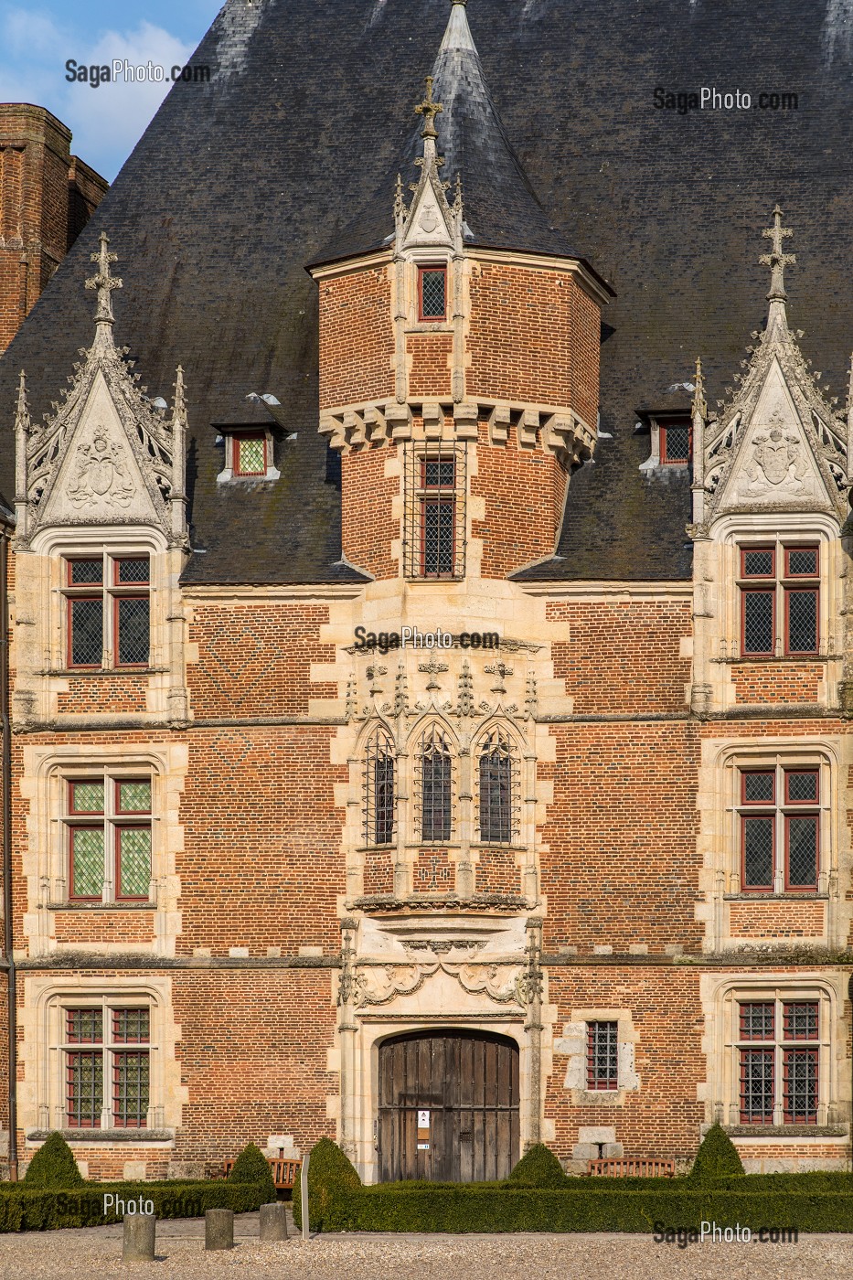 CHATEAU DE MARTAINVILLE DU XV EME SIECLE, MARTAINVILLE-EPREVILLE (76), FRANCE 