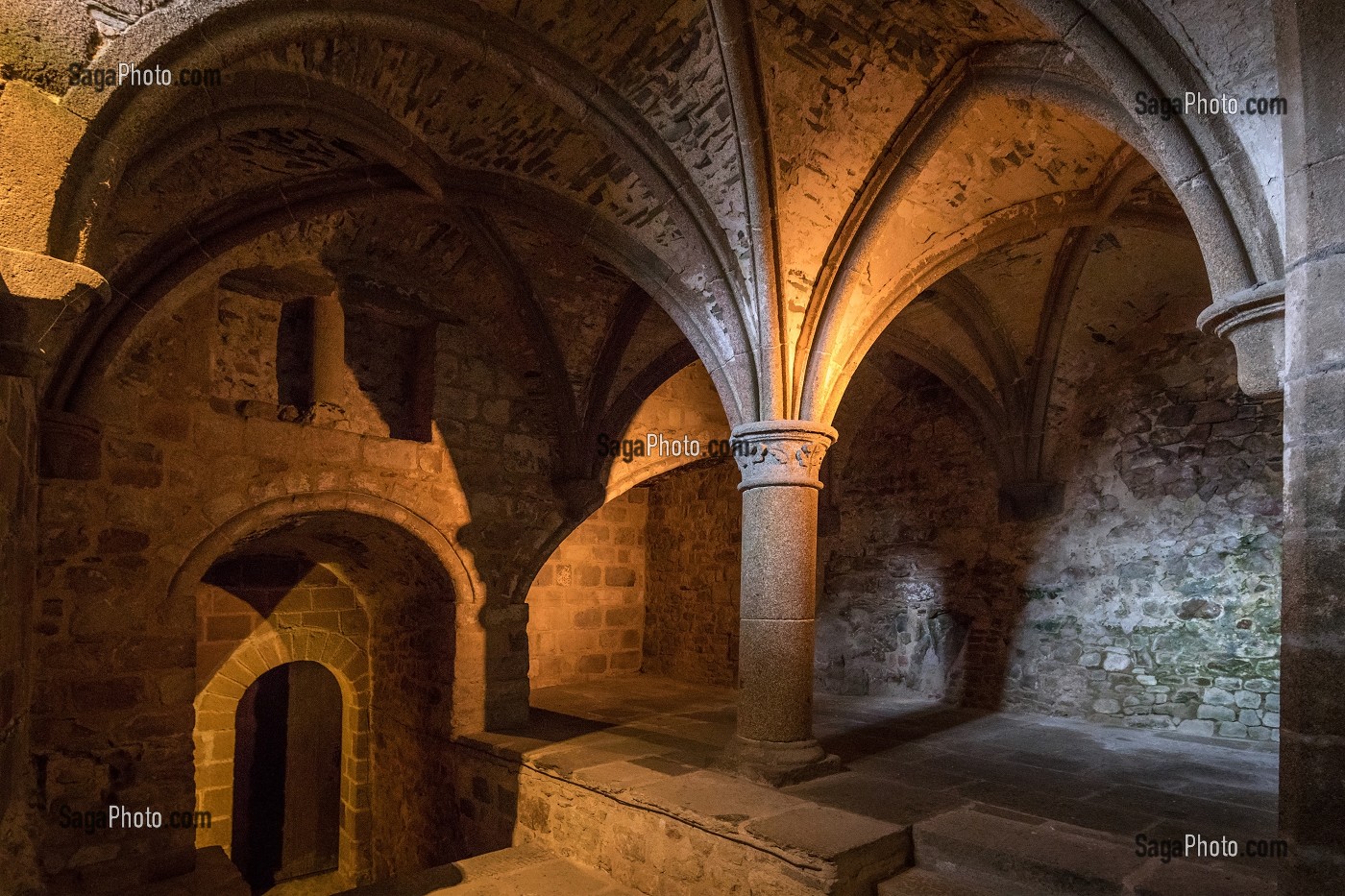 LE CACHOT DU DIABLE, ABBAYE DU MONT-SAINT-MICHEL (50), FRANCE 