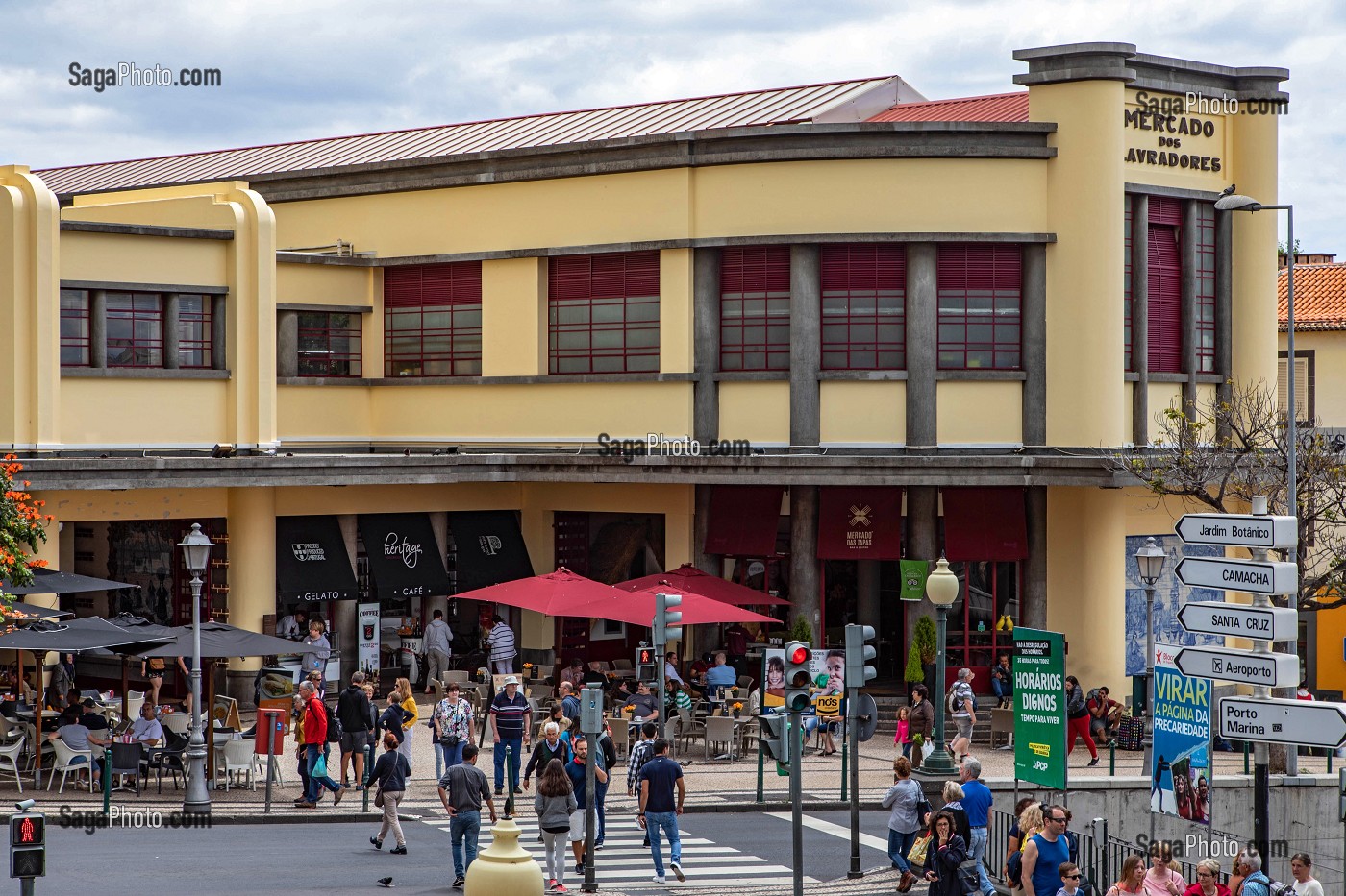 MARCHE COUVERT, MERCADO LAVRADORES, FUNCHAL, ILE DE MADERE, PORTUGAL 