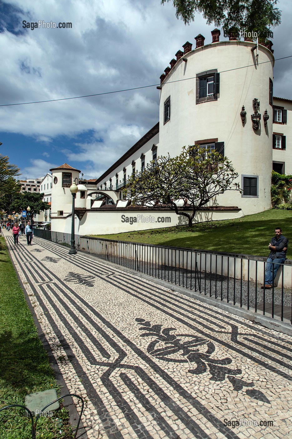 PALAIS SAINT LAURENT, FORTERESSE ERIGEE AU DEBUT DU XVIEME SIECLE, RESIDENCE DU PREMIER MINISTRE, MUSEE MILITAIRE, FUNCHAL, ILE DE MADERE, PORTUGAL 