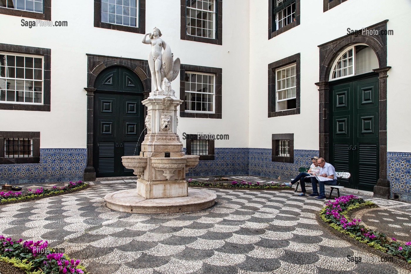 INTERIEUR DE LA MAIRIE DE LA VILLE, FUNCHAL, ILE DE MADERE, PORTUGAL 