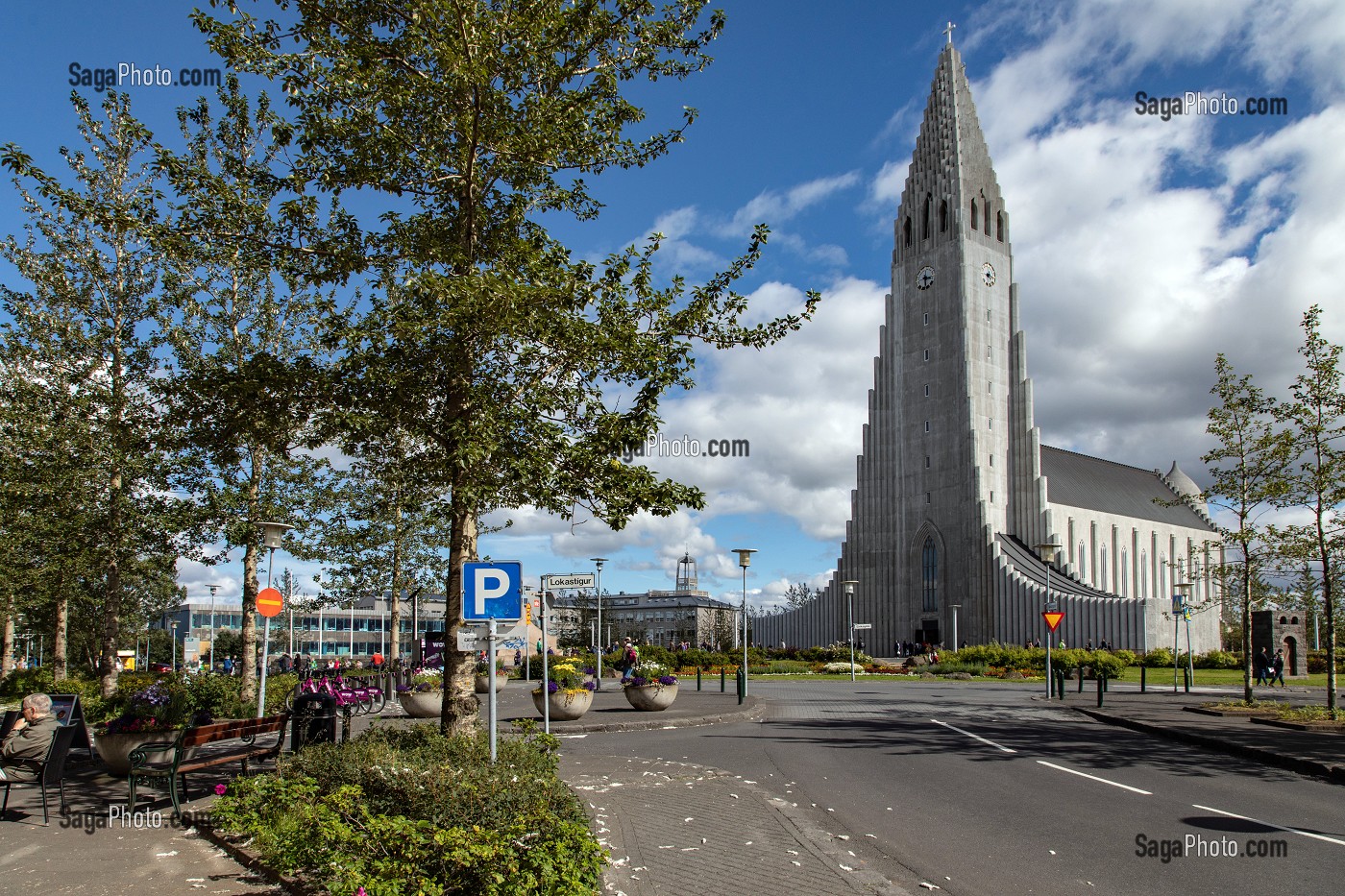 CATHEDRALE MODERNE DE HALLGRIMSKIRKJA, REYKJAVIK, ISLANDE 