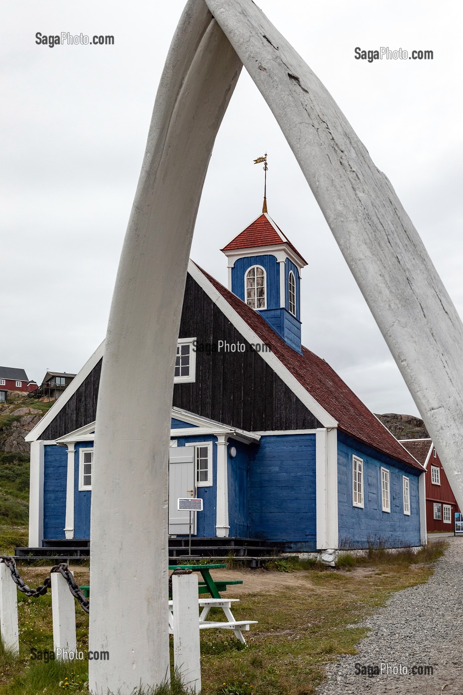 MUSEE ET EGLISE DE BETHEL, SISIMIUT MUSEUM WEST, GROENLAND, DANEMARK 