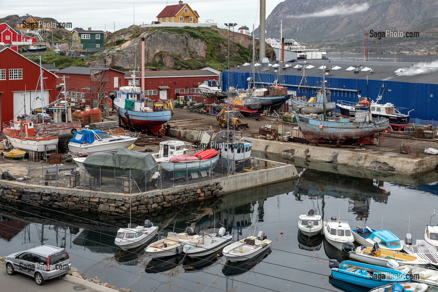 PORT DE SISIMUIT, GROENLAND, DANEMARK 