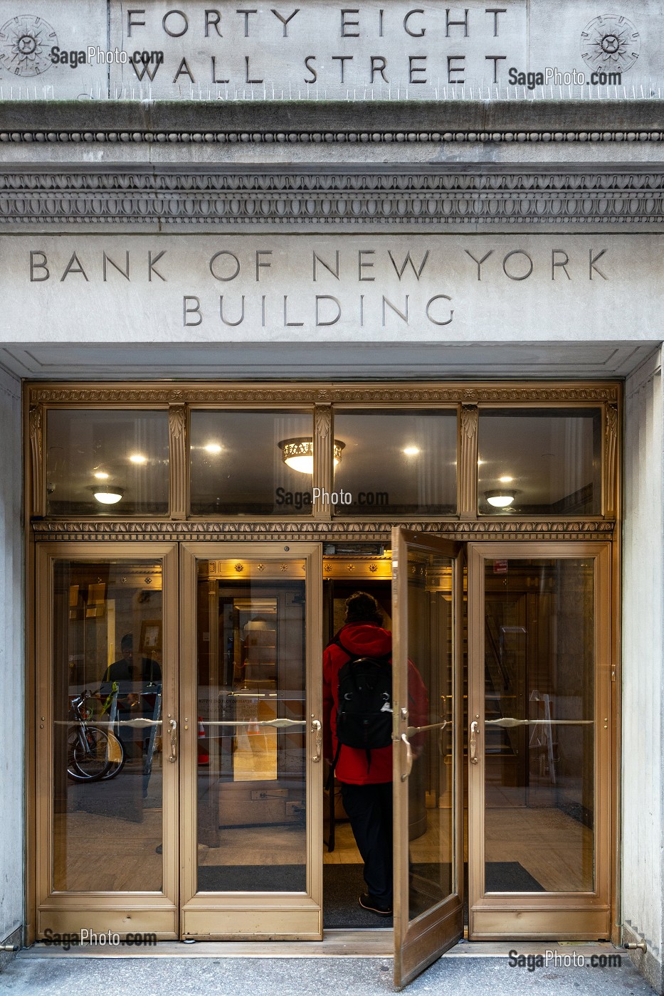 BUILDING DE LA BANK OF NEW YORK, 40 WALL STREET, MANHATTAN, NEW-YORK, ETATS-UNIS, USA 