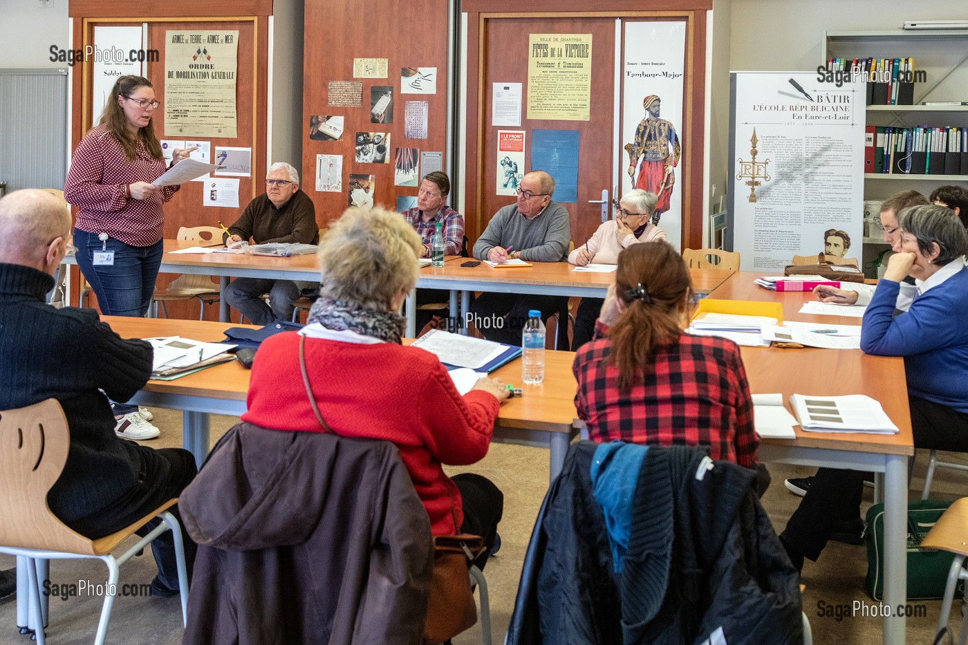 ATELIER DE GENEALOGIE ANIME PAR VIRGINIE TODOROVIC, ARCHIVES DEPARTEMENTALES D'EURE-ET-LOIR, CHARTRES (28), FRANCE 