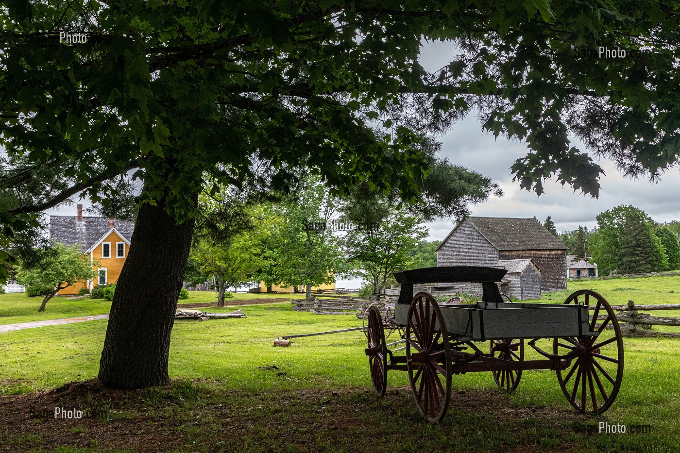 FERME PERLEY, KINGS LANDING, VILLAGE HISTORIQUE ANGLOPHONE, PAROISSE DE PRINCE-WILLIAM, FREDERICTON, NOUVEAU-BRUNSWICK, CANADA, AMERIQUE DU NORD 