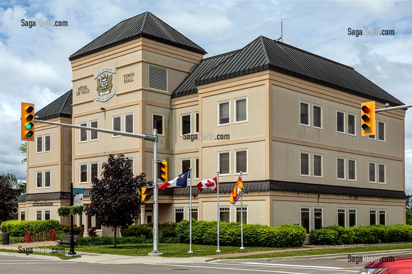 HOTEL DE VILLE DE SHEDIAC, CAPITALE MONDIALE DU HOMARD, NOUVEAU-BRUNSWICK, CANADA, AMERIQUE DU NORD 