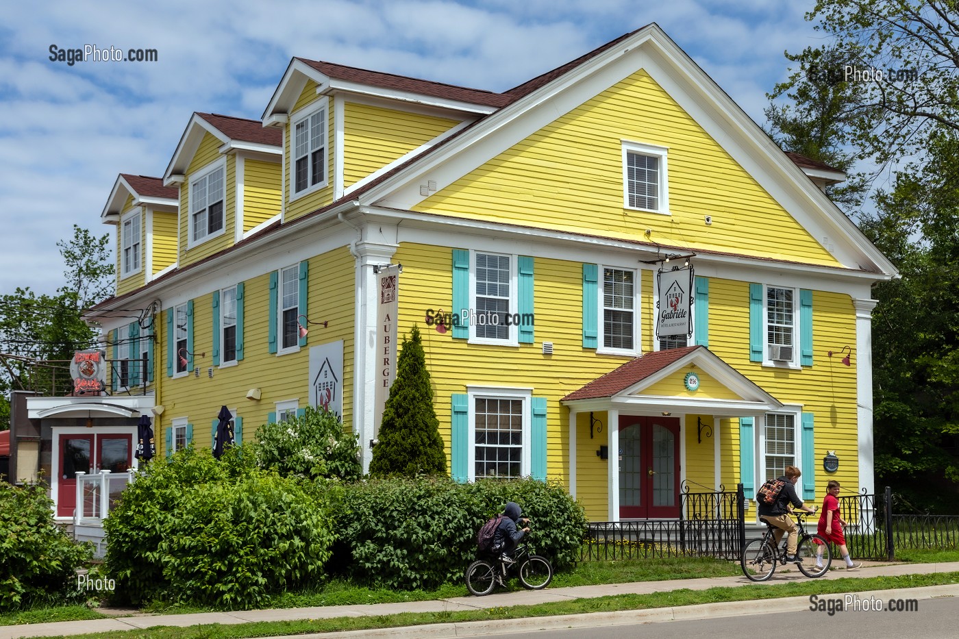 HOTEL RESTAURANT, AUBERGE GABRIELE, SHEDIAC, CAPITALE MONDIALE DU HOMARD, NOUVEAU-BRUNSWICK, CANADA, AMERIQUE DU NORD 