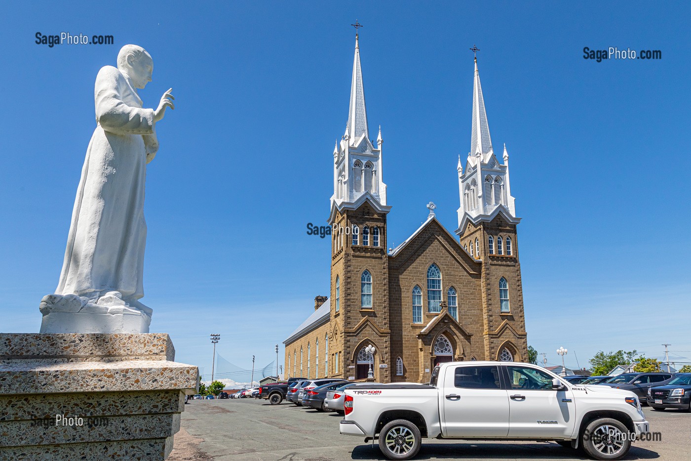 EGLISE CATHOLIQUE SAINT-JEAN-BAPTISTE, TRACADIE-SHEILA, NOUVEAU-BRUNSWICK, CANADA, AMERIQUE DU NORD 