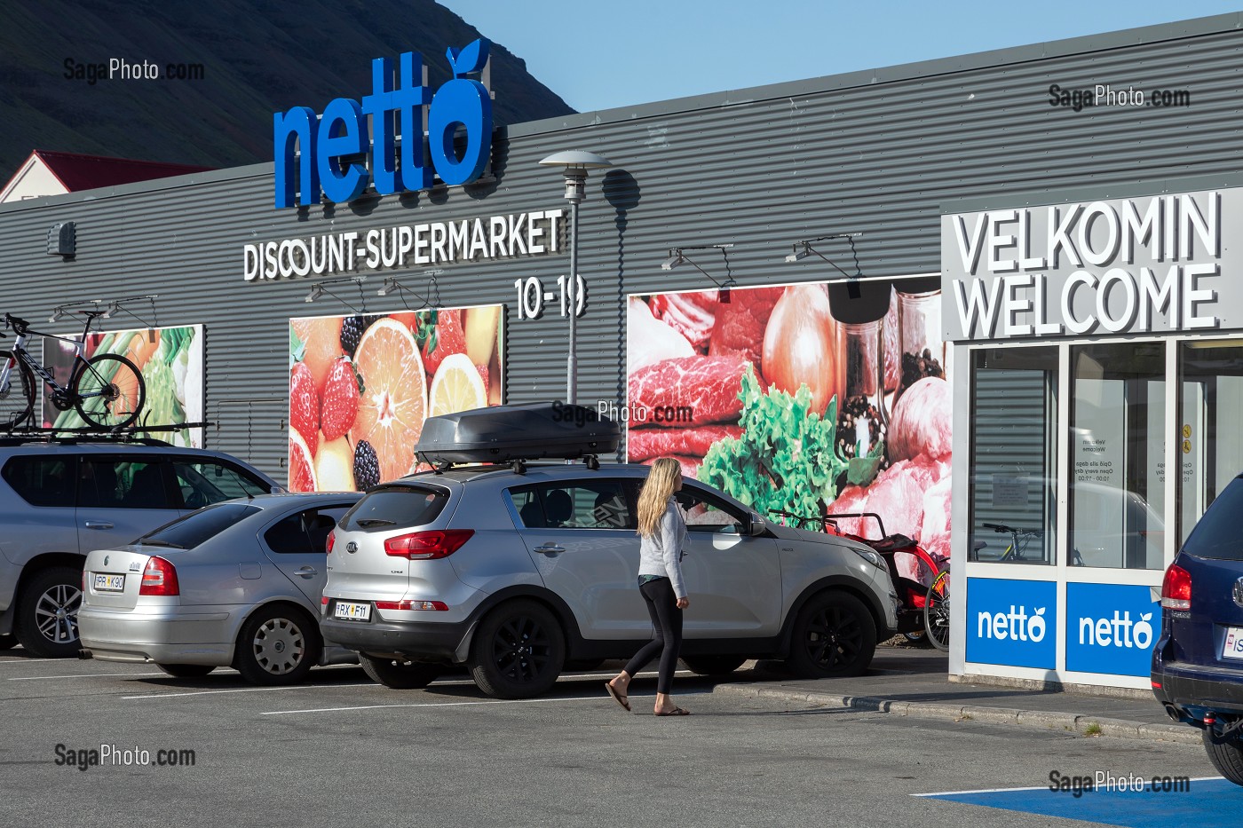 SUPERMARCHE DISCOUNT NETTO, MAGASIN D'ALIMENTATION, ISAFJORDUR, ISLANDE, EUROPE 