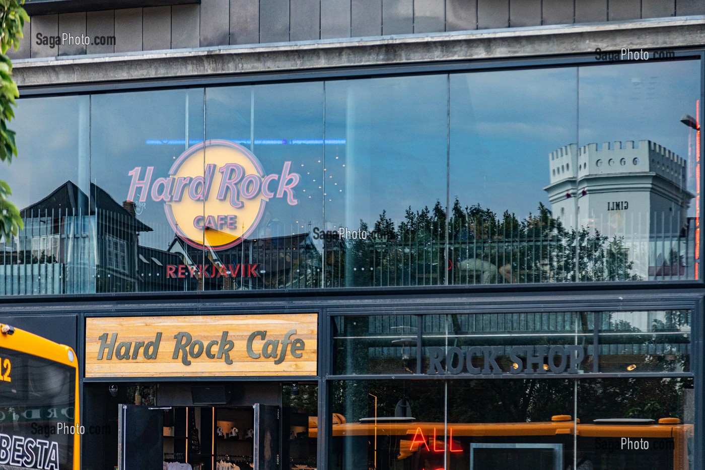 HARD ROCK CAFE, RUE LAEKJARGATA, REYKJAVIK, ISLANDE, EUROPE 