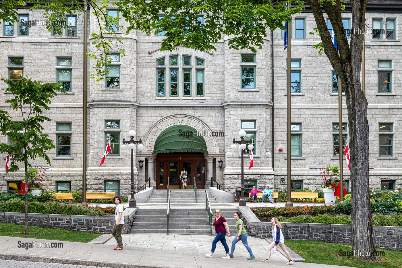 FACADE DE L'HOTEL DE VILLE, CITY HALL, QUEBEC, CANADA 