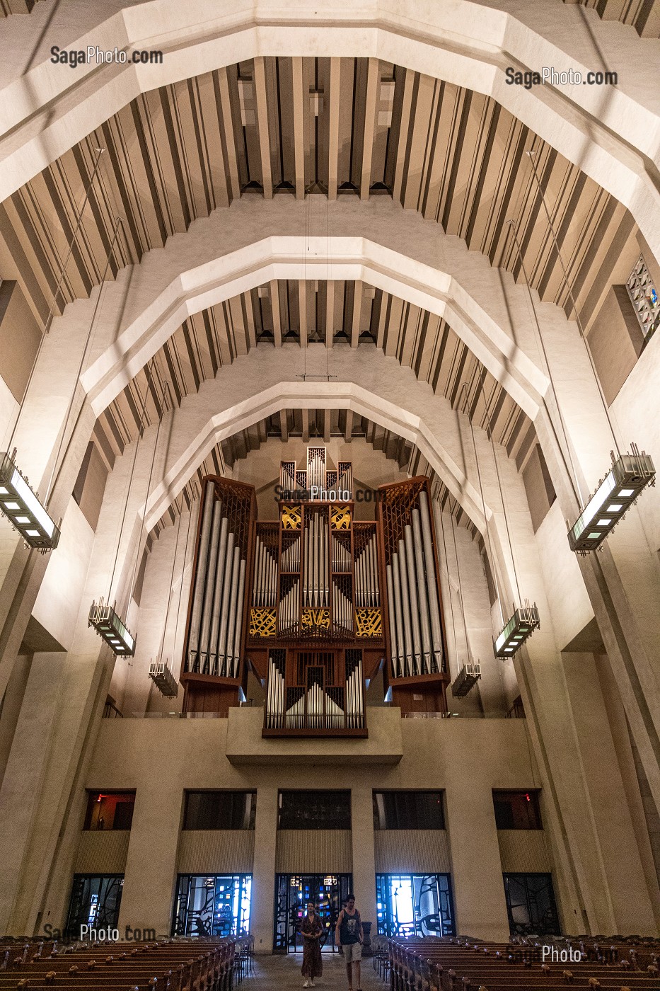 ORGUE A L'INTERIEUR DE L'ORATOIRE SAINT-JOSEPH DU MONT-ROYAL, EGLISE CATHOLIQUE, CHEMIN QUEEN MARY, MONTREAL, QUEBEC, CANADA 