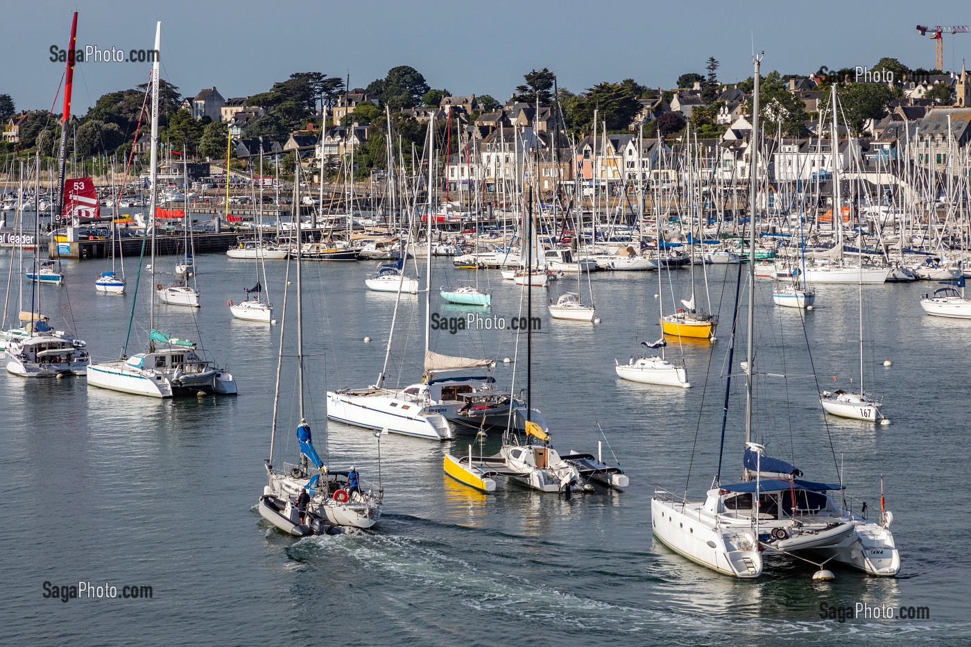PORT DE PLAISANCE DE LA TRINITE-SUR-MER, MORBIHAN, BRETAGNE, FRANCE 