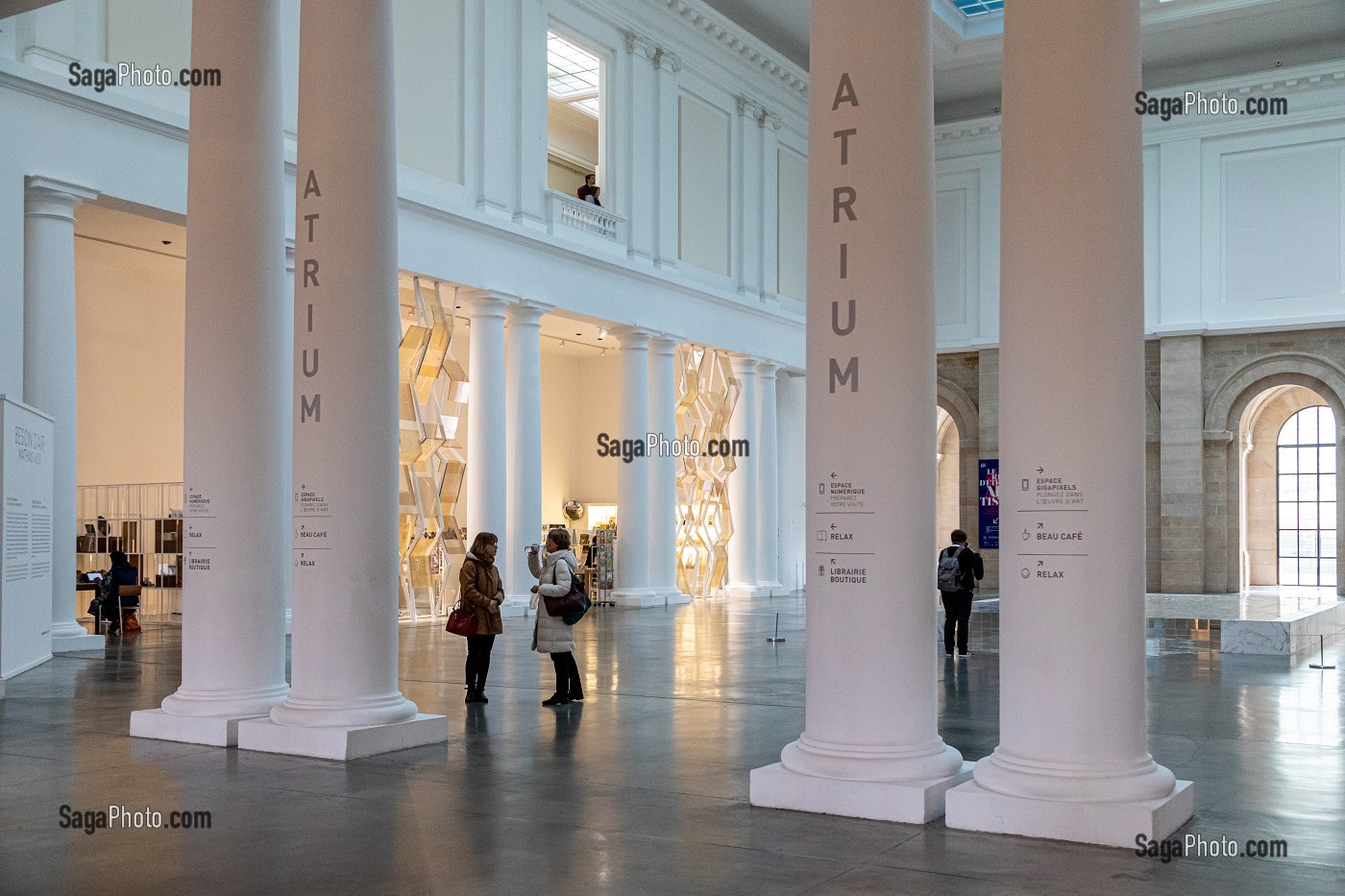 L'ATRIUM, PALAIS DES BEAUX-ARTS, LILLE, NORD, FRANCE 