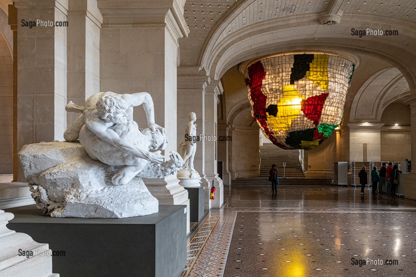 GRAND HALL D'ENTREE, PALAIS DES BEAUX-ARTS, LILLE, NORD, FRANCE 