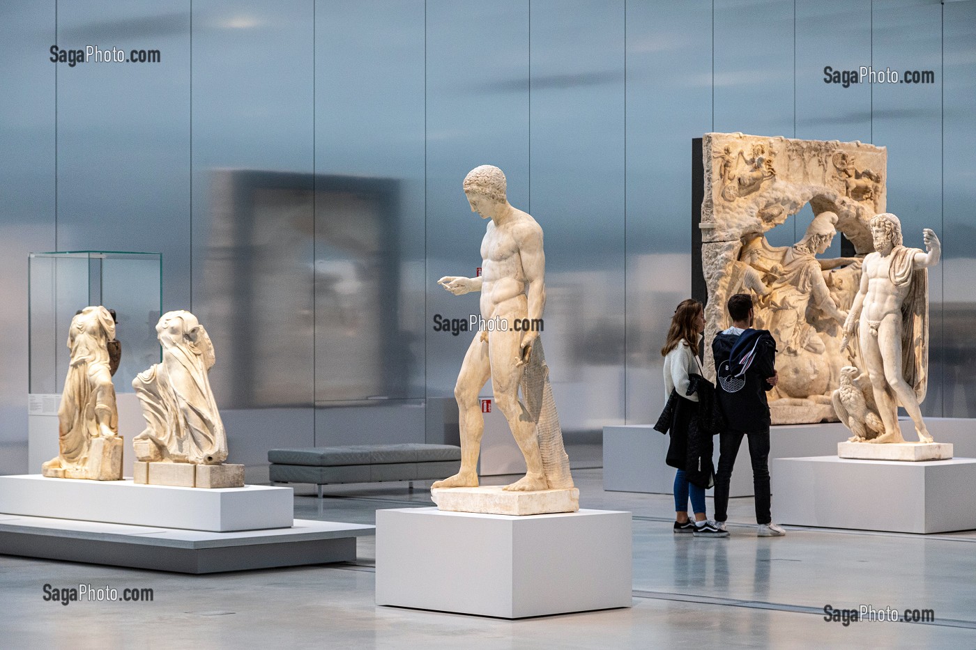 EPOQUE ROMAINE, GALERIE DU TEMPS, MUSEE LOUVRE-LENS, LENS, PAS-DE-CALAIS, FRANCE 