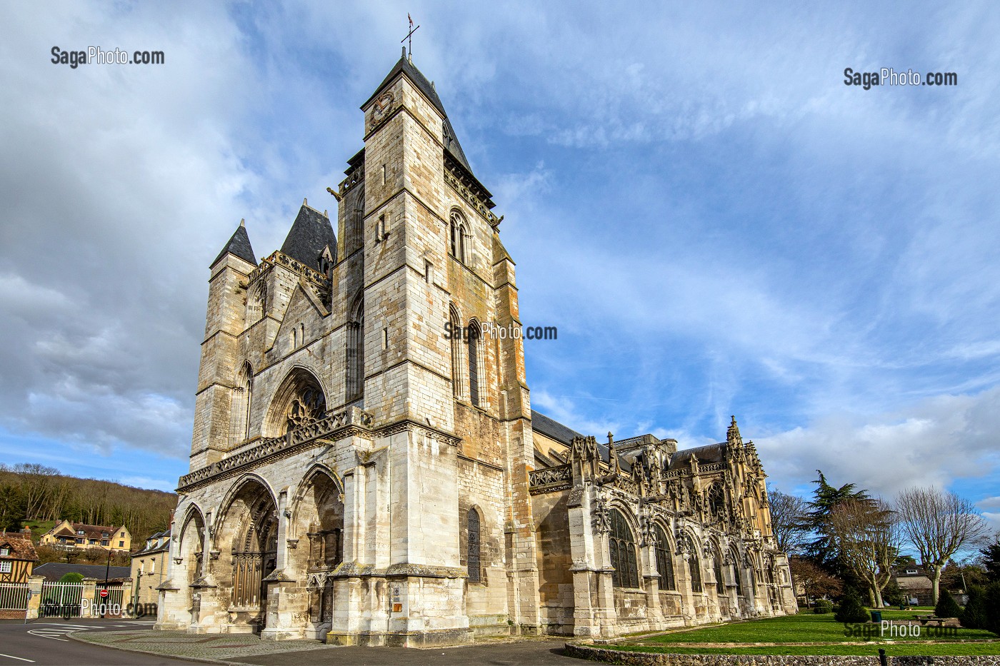 COLLEGIALE NOTRE-DAME DES ANDELYS, LES-ANDELYS, (27) EURE, HAUTE-NORMANDIE, NORMANDIE, FRANCE 