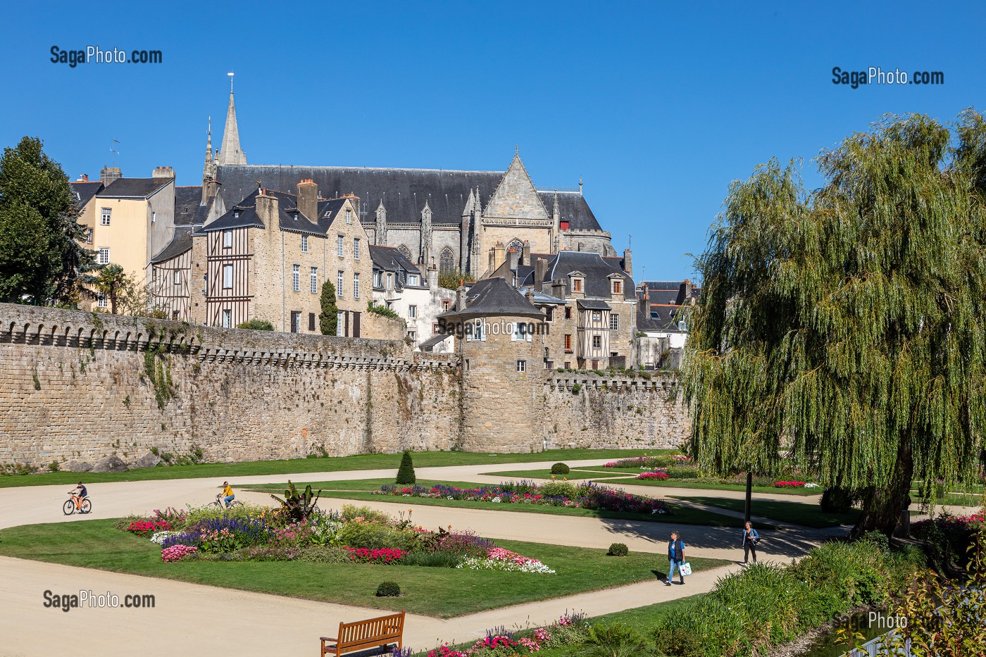 PARC ET JARDIN DES REMPARTS, VANNES, (56) MORBIHAN, BRETAGNE, FRANCE 