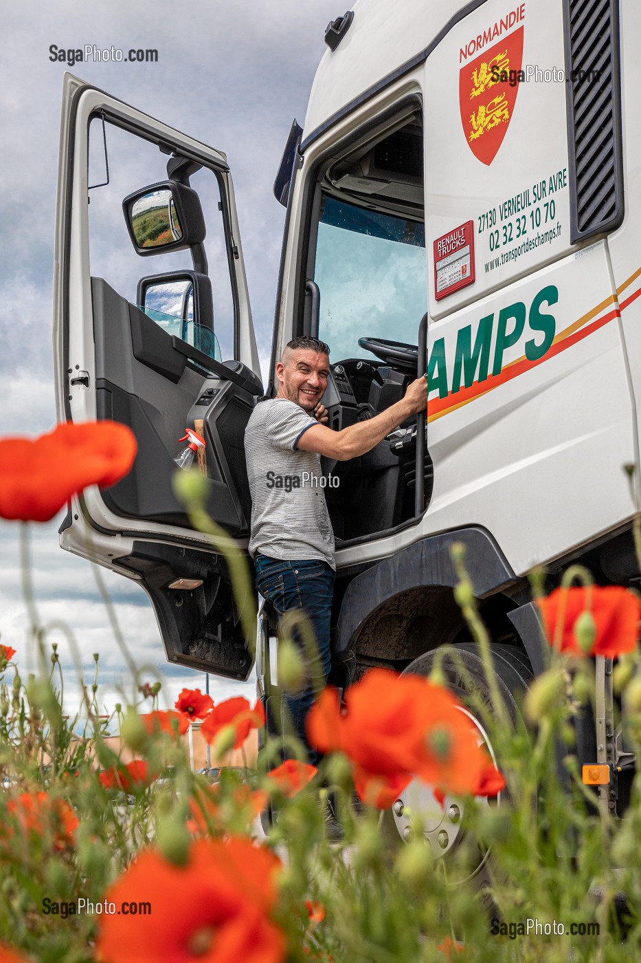 ANTOINE, TRANSPORTEUR, POIDS LOURD, VERNEUIL-SUR-AVRE, EURE, NORMANDIE, FRANCE, EUROPE 