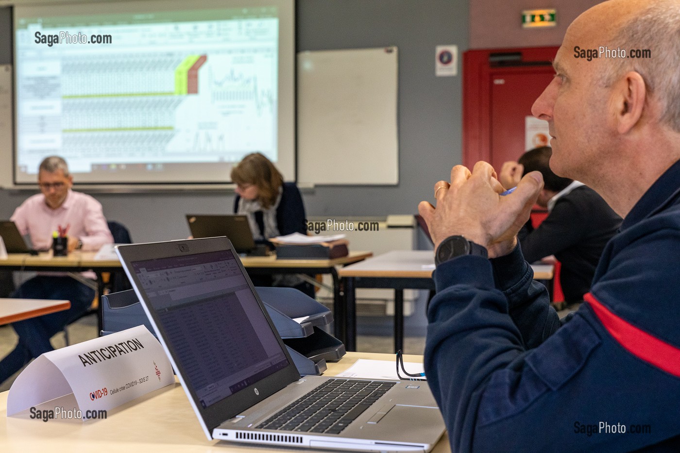 CELLULE DE CRISE, RESPONSABLE DE L'ANTICIPATION, SERVICE DEPARTEMENTAL D'INCENDIE ET DE SECOURS DE L'EURE, EVREUX, FRANCE 