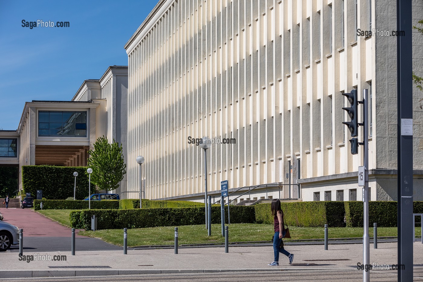 CITE UNIVERSITAIRE CLASSEE MONUMENT HISTORIQUE, CAEN, CALVADOS, NORMANDIE, FRANCE 