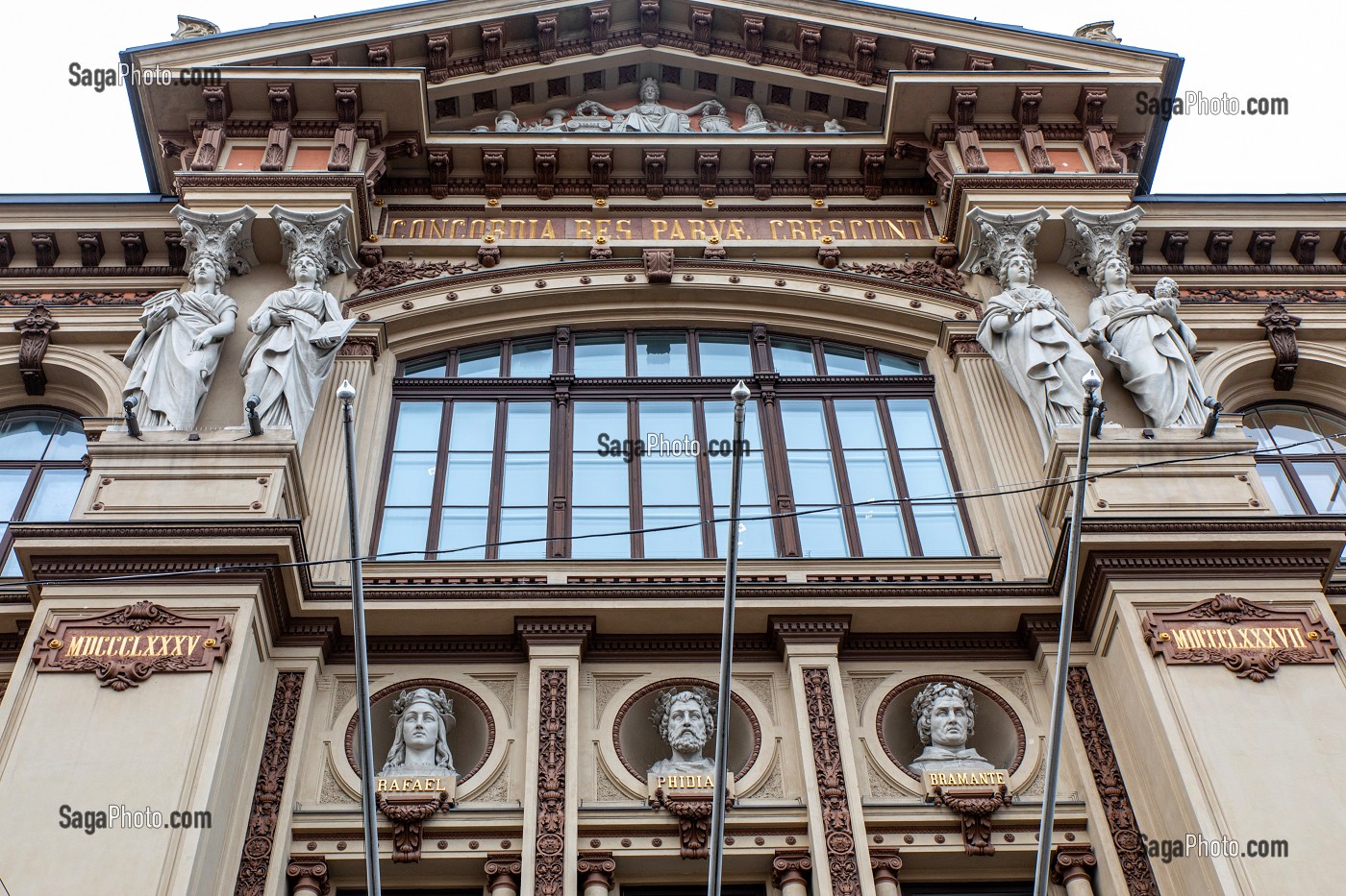 ATENEUM, FACADE DU MUSEE D'ART FINLANDAIS ET INTERNATIONAL, HELSINKI, FINLANDE, EUROPE 