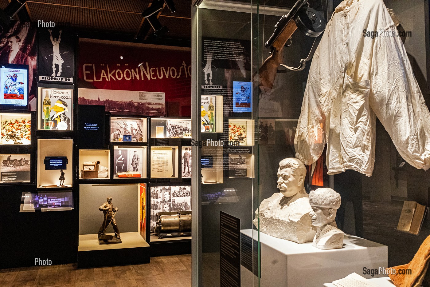 MUSEE DE LENINE, IMMEUBLE DE LA MAISON DES TRAVAILLEURS OU A EU LIEU LA RENCONTRE SECRETE ENTRE LENINE (VLADIMIR ILITCH OULIANOV) ET JOSEPH STALINE EN 1905, QUARTIER DE KAAKINMAA, TAMPERE, FINLANDE, EUROPE 