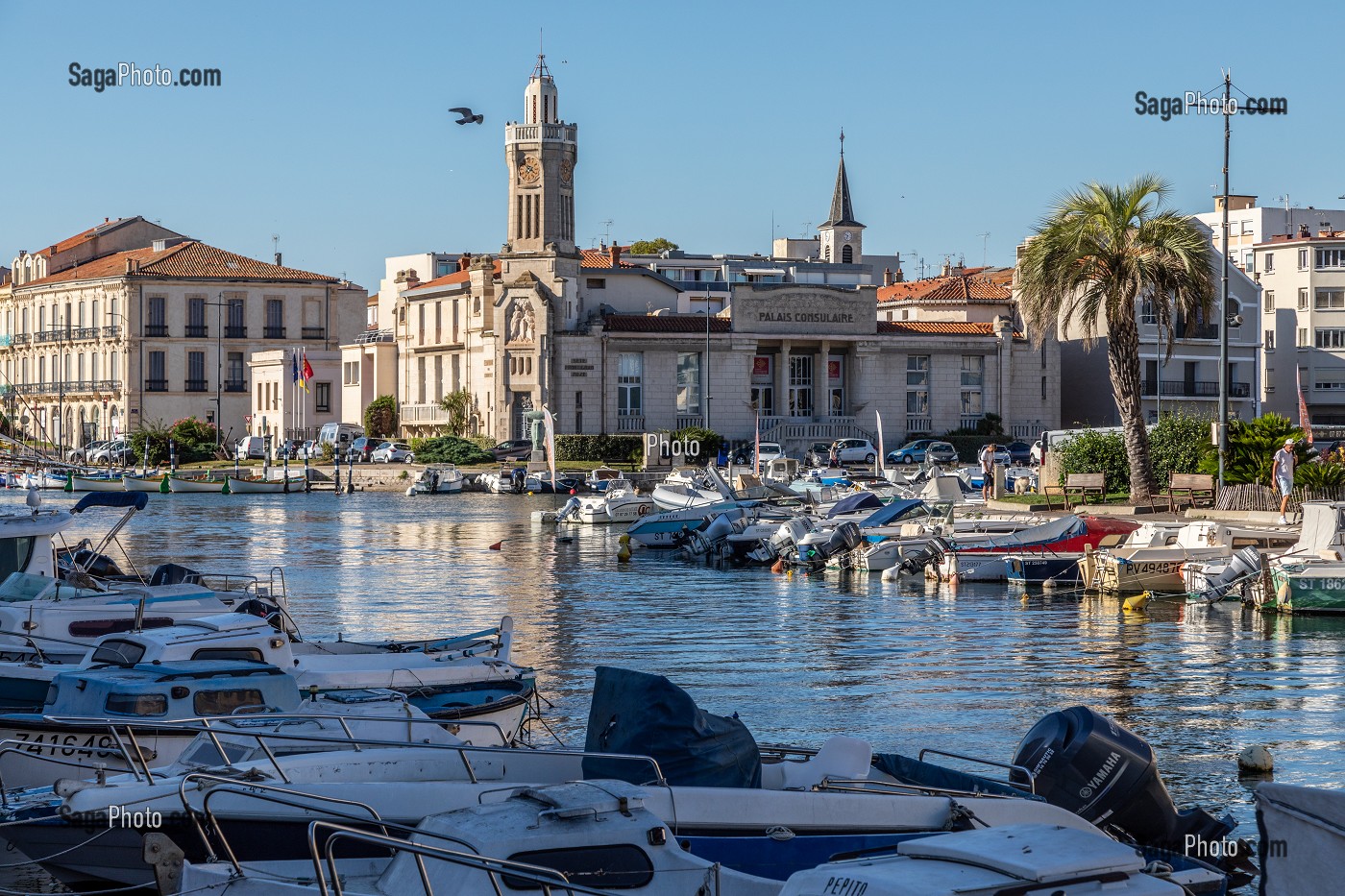 PALAIS CONSULAIRE ET MAISON REGIONALE DE LA MER, QUAI LOUIS PASTEUR, SETE, HERAULT, OCCITANIE, FRANCE 