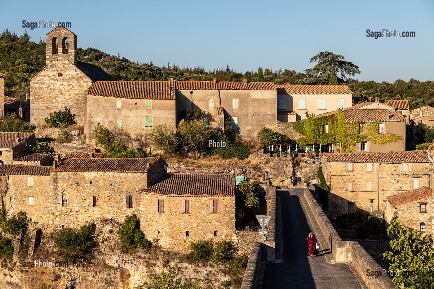 VILLAGE DE MINERVE, PARC NATUREL REGIONAL DU HAUT-LANGUEDOC, AUDE, OCCITANIE, FRANCE 