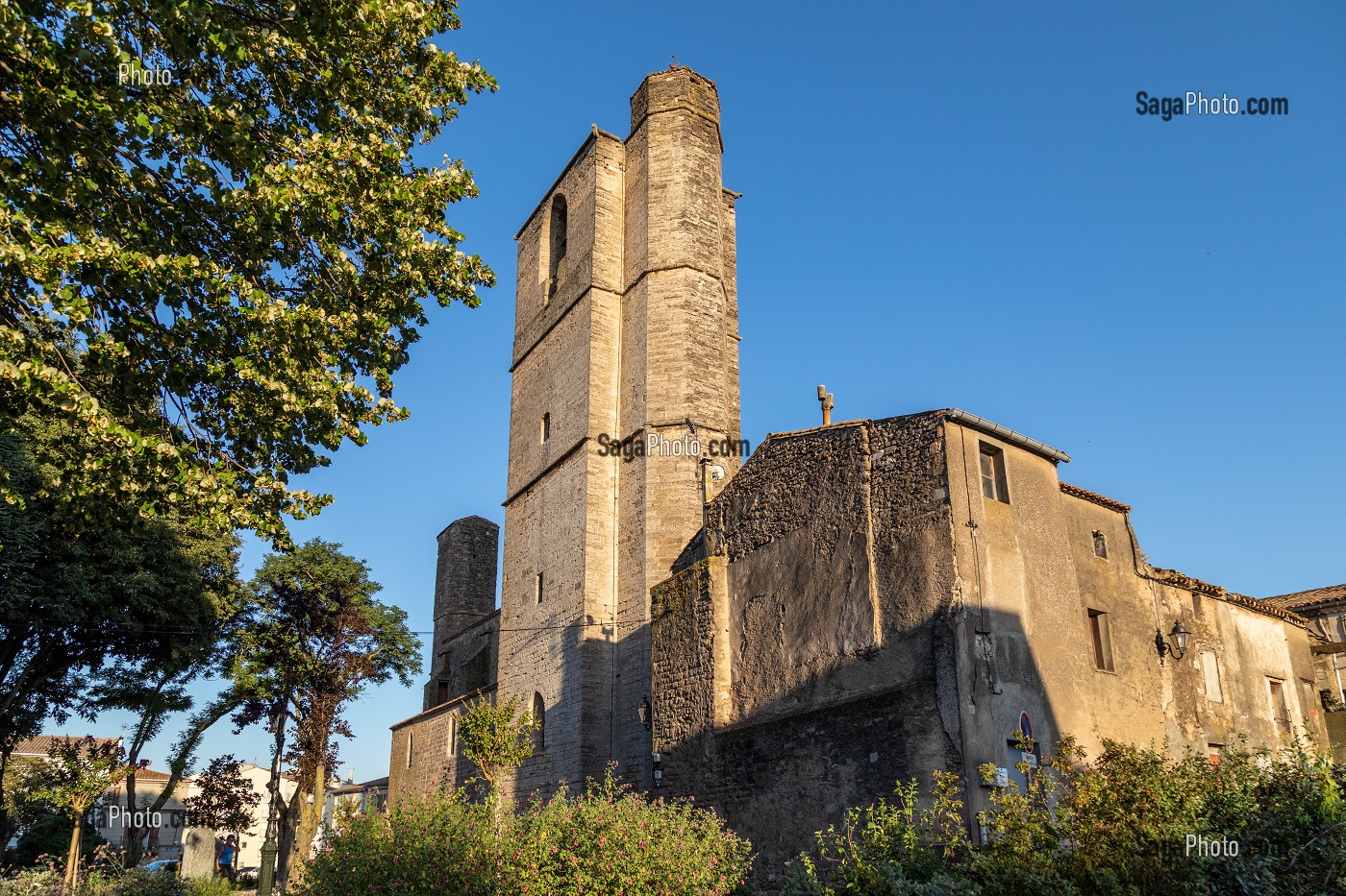 EGLISE SAINT-FELIX, LEZIGNAN-CORBIERES, AUDE, OCCITANIE, FRANCE 