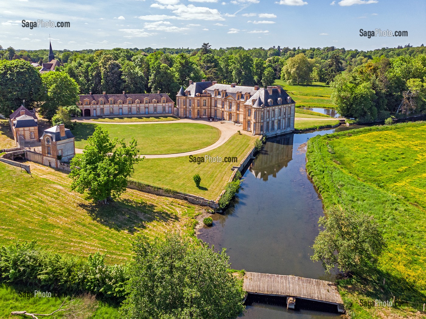 CHATEAU DE MONTIGNY-SUR-AVRE, VALLEE DE L'AVRE, EURE, NORMANDIE, FRANCE 