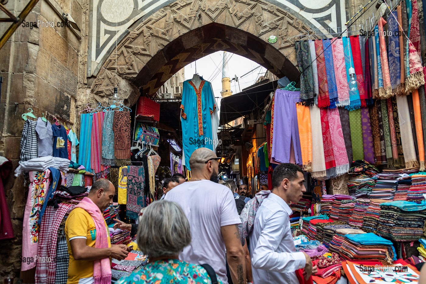 SOUK DE KHAN EL-KHALILI, LE CAIRE, EGYPTE, AFRIQUE 