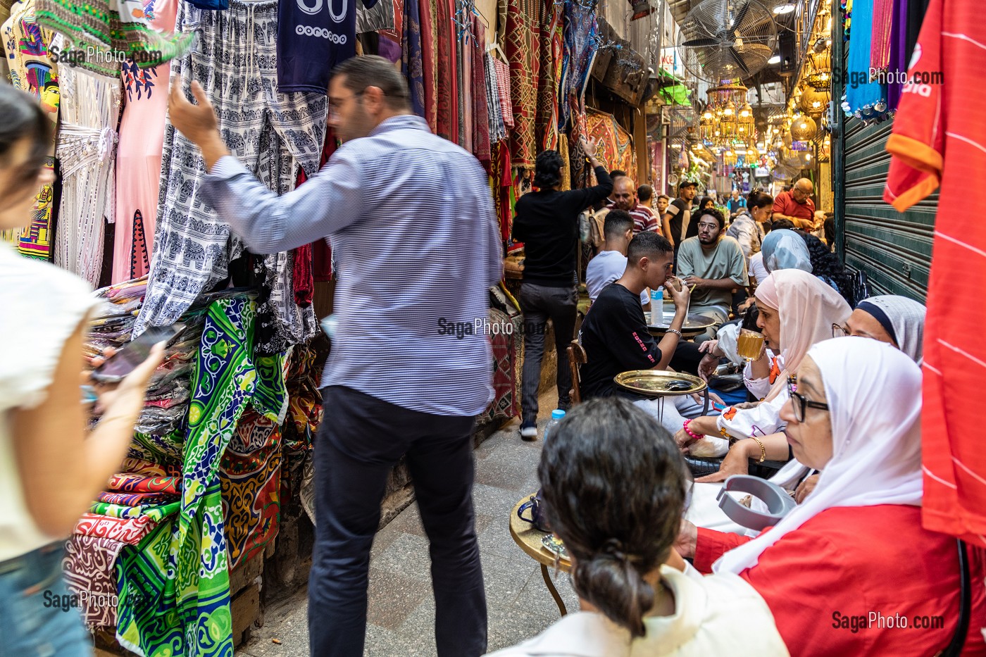 SOUK DE KHAN EL-KHALILI, LE CAIRE, EGYPTE, AFRIQUE 