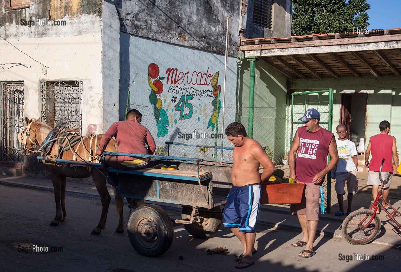 MARCHE LOCAL, TRINIDAD, CLASSEE AU PATRIMOINE MONDIAL DE L’HUMANITE PAR L’UNESCO, CUBA, CARAIBES 