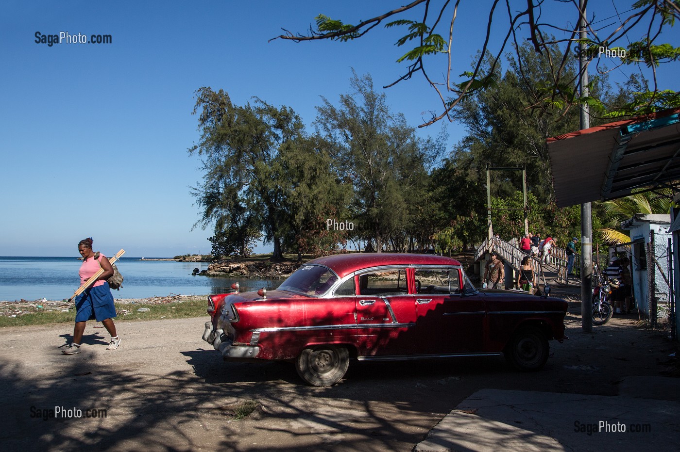 COJIMAR, PETIT VILLAGE DE PECHEURS A L'EST DE LA HAVANE OU ERNEST HEMINGWAY AIMAIT PARTIR A LA PECHE EN MER, SOURCE D'INSPIRATION DE SON LIVRE 'LE VIEL HOMME ET LA MER', CUBA, CARAIBES 