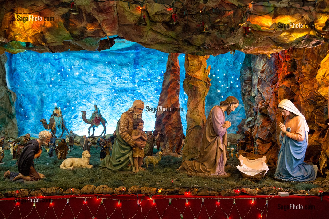 CRECHE DE NOEL, RELIGION CHRETIENNE, CUBA, CARAIBES 