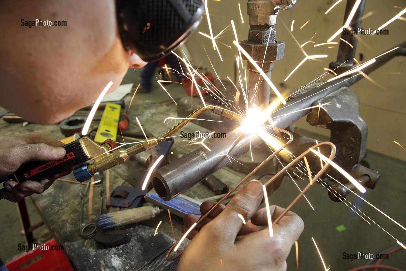 PLOMBIER CHAUFFAGISTE, OLYMPIADES DES METIERS DE BRETAGNE, FRANCE 